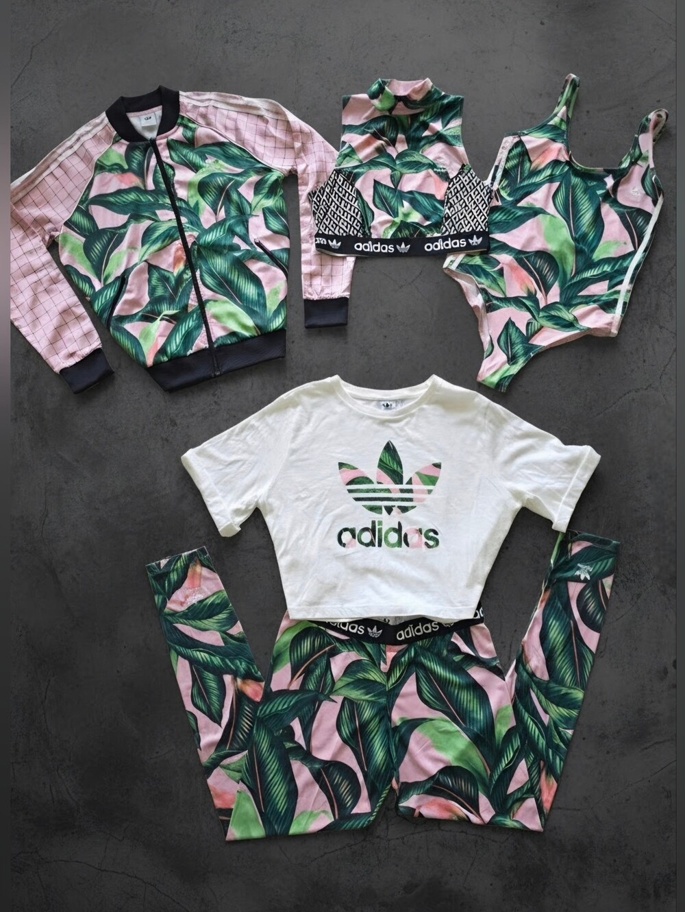 Adidas x Farm Rio Big Leaf Set | L